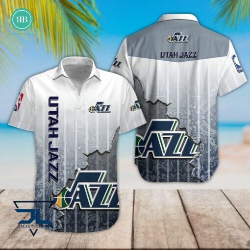 Utah Jazz Mandala Hawaiian Shirt