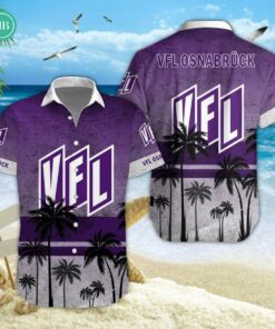 VfL Osnabruck Palm Tree Hawaiian Shirt