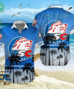 ZSC Lions Palm Tree Hawaiian Shirt