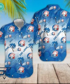 ZSC Lions Tropical Leaves Coconut Tree Hawaiian Shirt