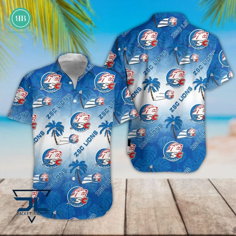 ZSC Lions Tropical Leaves Coconut Tree Hawaiian Shirt