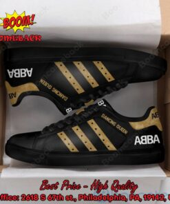 ABBA Dancing Queen Brown Stripes Adidas Stan Smith Shoes
