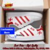 ACDC Red Stripes Personalized Name Style 2 Adidas Stan Smith Shoes