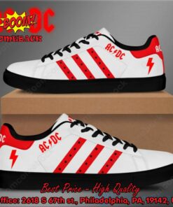 acdc red stripes style 1 adidas stan smith shoes 3 ByBqZ