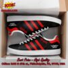 Aerosmith Red Stripes Style 3 Adidas Stan Smith Shoes