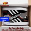 Akai Professional Red Stripes Personalized Name Adidas Stan Smith Shoes