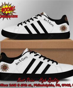 alice in chains black stripes adidas stan smith shoes 3 f6CCA