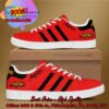 Anthrax Red Stripes Adidas Stan Smith Shoes