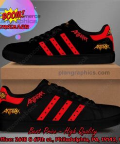 anthrax red stripes adidas stan smith shoes 3 se6k5