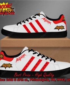 anthrax red stripes style 2 adidas stan smith shoes 3 N55Iw