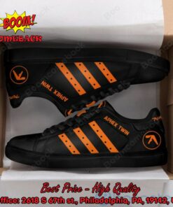 aphex twin orange stripes adidas stan smith shoes 3 nu7r1