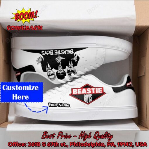 Beastie Boys Personalized Name White Adidas Stan Smith Shoes