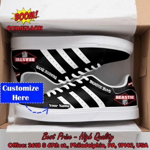 Beastie Boys White Stripes Personalized Name Adidas Stan Smith Shoes