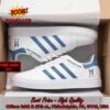 BTS Grey Stripes Personalized Name Adidas Stan Smith Shoes