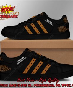Creedence Clearwater Revival Brown Stripes Style 2 Adidas Stan Smith Shoes