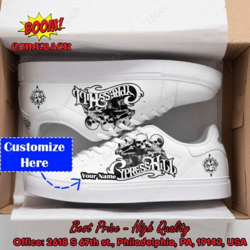 Cypress Hill Band Personalized Name White Style 2 Adidas Stan Smith Shoes