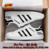 2Pac Thug Life White Stripes Adidas Stan Smith Shoes
