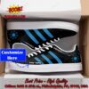 Denon DJ Grey Stripes Personalized Name Adidas Stan Smith Shoes