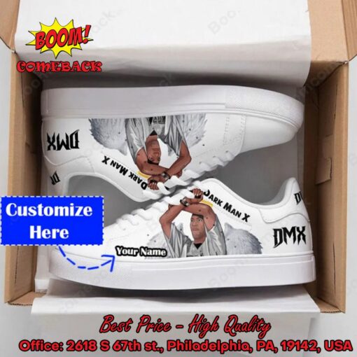 DMX Personalized Name White Style 1 Adidas Stan Smith Shoes