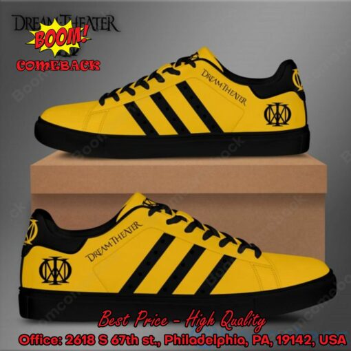 Dream Theater Black Stripes Style 3 Adidas Stan Smith Shoes