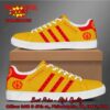 Dream Theater Red Stripes Style 2 Adidas Stan Smith Shoes
