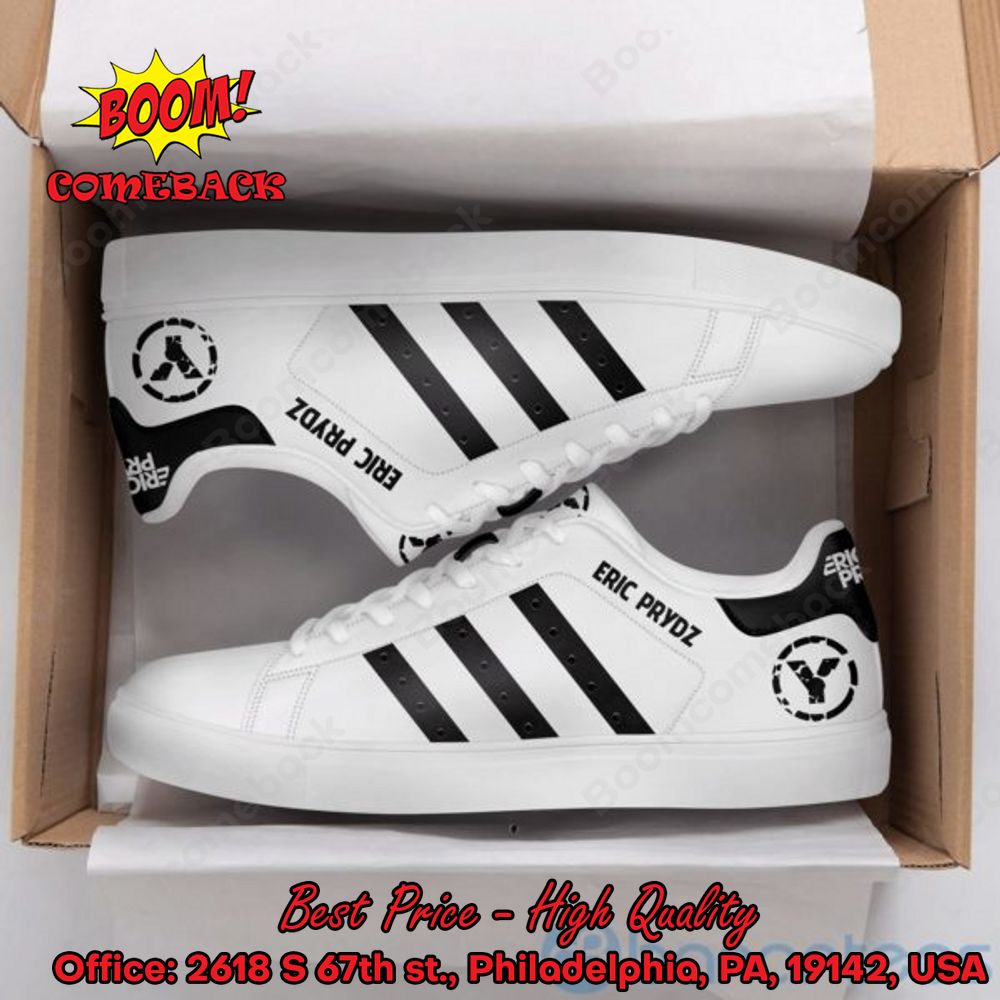 Eric Prydz DJ Black Stripes Style 1 Adidas Stan Smith Shoes
