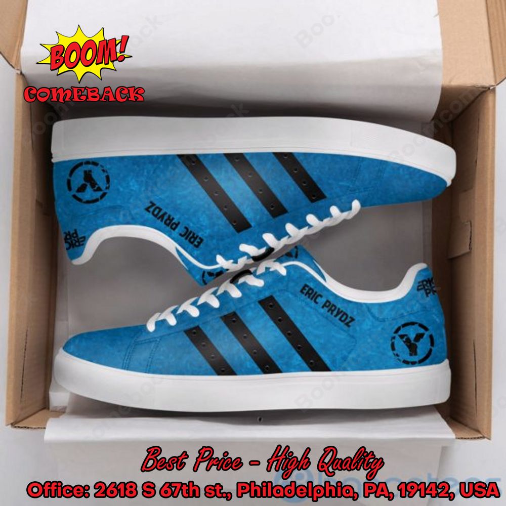Eric Prydz DJ Black Stripes Style 4 Adidas Stan Smith Shoes