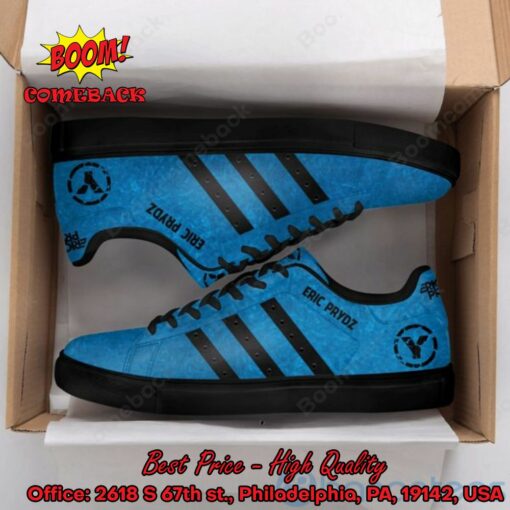 Eric Prydz DJ Black Stripes Style 4 Adidas Stan Smith Shoes