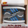 Eric Prydz DJ Red Blue Yellow Stripes Style 1 Adidas Stan Smith Shoes