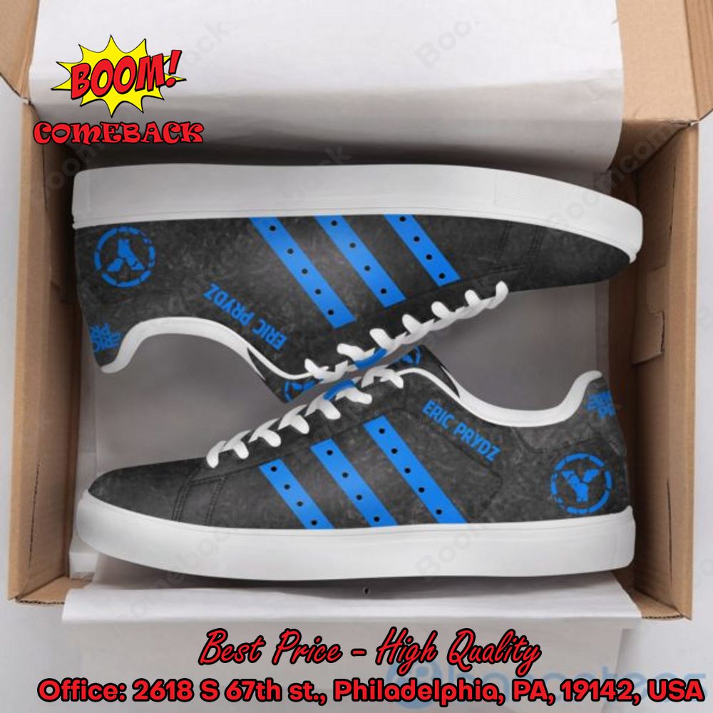 Eric Prydz DJ Blue Stripes Style 3 Adidas Stan Smith Shoes