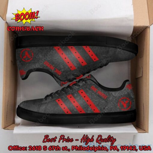 Eric Prydz DJ Red Stripes Style 3 Adidas Stan Smith Shoes