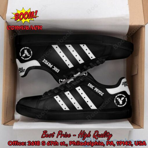 Eric Prydz DJ White Stripes Style 1 Adidas Stan Smith Shoes