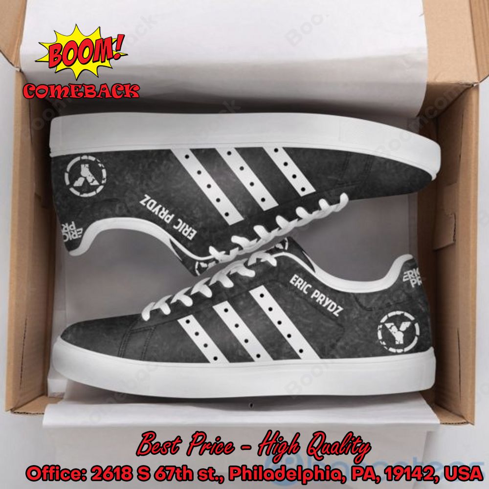 Eric Prydz DJ White Stripes Style 2 Adidas Stan Smith Shoes