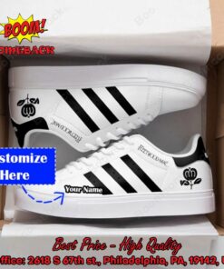 Fleetwood Mac Black Stripes Personalized Name Adidas Stan Smith Shoes