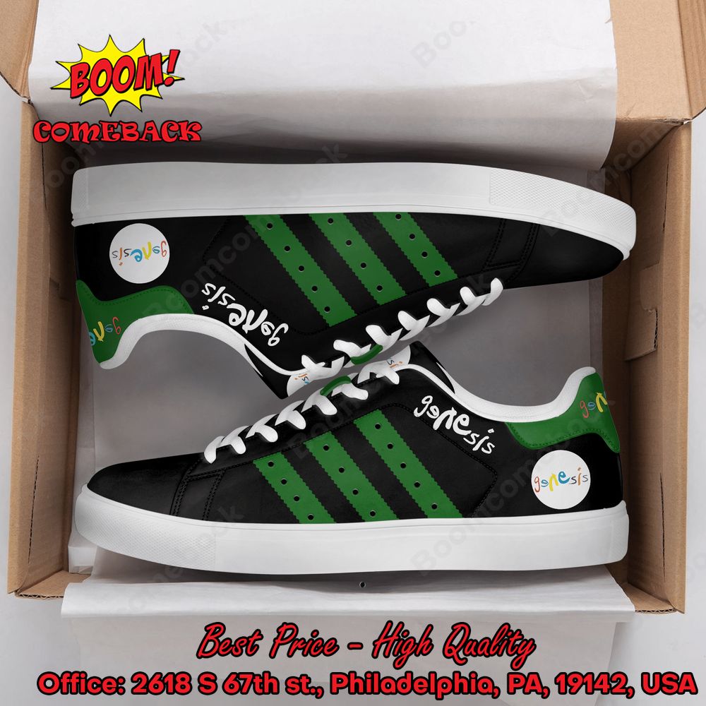 Genesis Green Stripes Style 2 Adidas Stan Smith Shoes