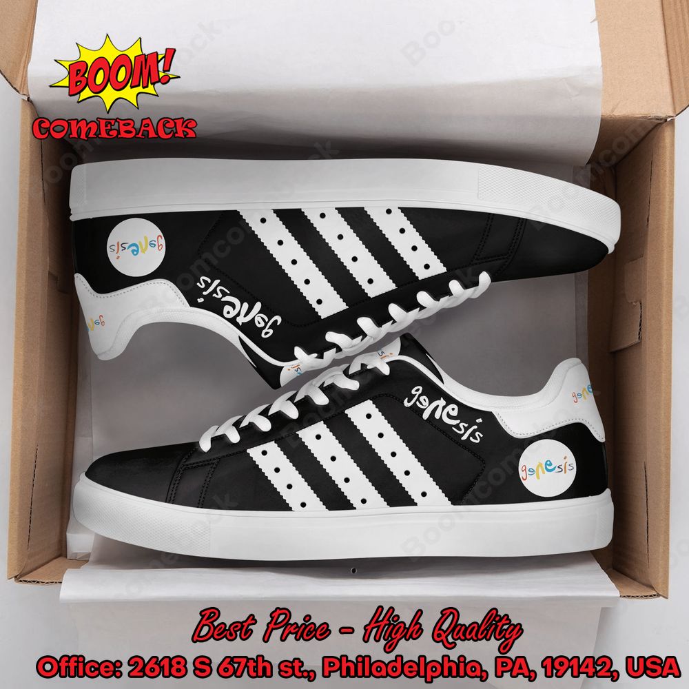 Genesis White Stripes Adidas Stan Smith Shoes
