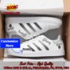 Gibson Silver Stripes Personalized Name Style 2 Adidas Stan Smith Shoes
