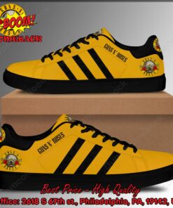 Guns N’ Roses Black Stripes Style 2 Adidas Stan Smith Shoes
