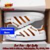 Ibanez Brown Stripes Personalized Name Style 2 Adidas Stan Smith Shoes
