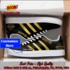 Led Zeppelin Silver Stripes Personalized Name Adidas Stan Smith Shoes