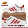 Manchester United Red Stripes Style 1 Adidas Stan Smith Shoes