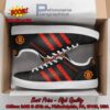 Manchester United Red Stripes Style 1 Adidas Stan Smith Shoes