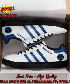 Megadeth Navy Stripes Style 1 Adidas Stan Smith Shoes