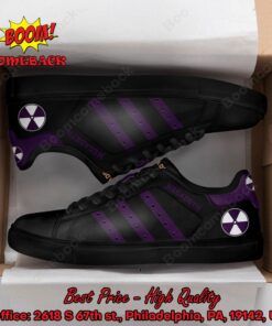 Megadeth Purple Stripes Style 2 Adidas Stan Smith Shoes