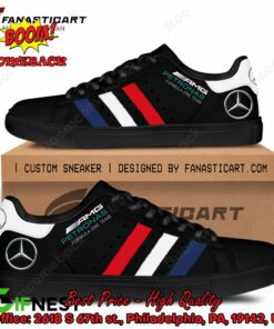 mercedes amg petronas red white navy stripes adidas stan smith shoes 3 1Q1Or