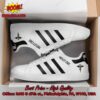 Motley Crue Black Stripes Style 1 Adidas Stan Smith Shoes