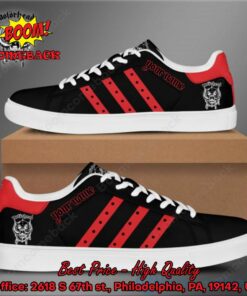 Motorhead Red Stripes Personalized Name Style 3 Adidas Stan Smith Shoes