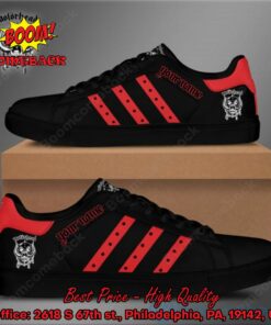 motorhead red stripes personalized name style 3 adidas stan smith shoes 3 BLrfM