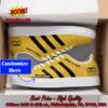 Naughty By Nature Black Stripes Personalized Name Style 3 Adidas Stan Smith Shoes