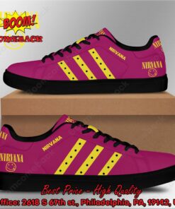nirvana yellow stripes style 5 adidas stan smith shoes 3 LW1UY